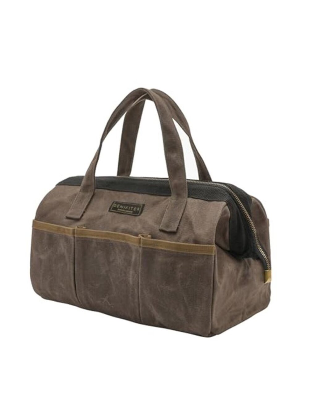 Waxed Canvas Tool Bag Heavy Duty Organizer Tote Storage Electrician Utility